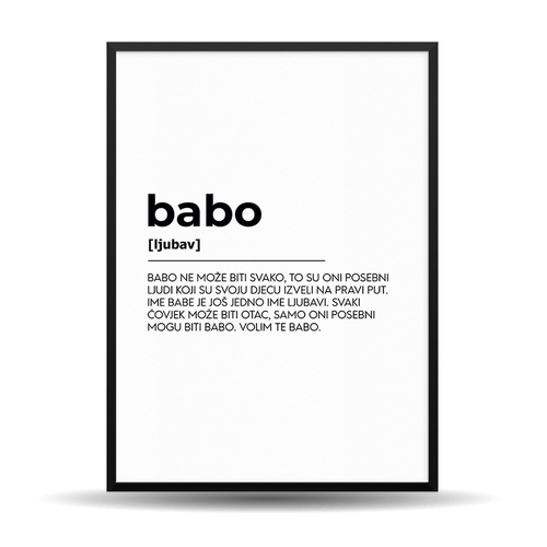 Definicija | Babo
