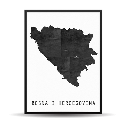 Bosna i Hercegovina - Floral II (Ručno Crtan)