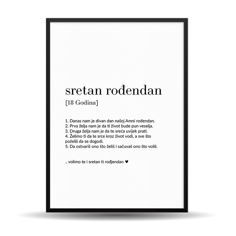 Definicija | Sretan Rođendan