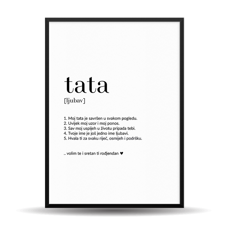 Definicija | Tata (Rođjendan)