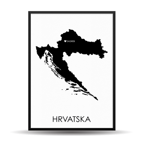 The Map White (HR) - (Vaš Grad Na Karti)