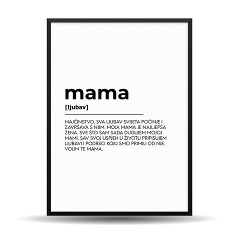Definicija | Mama (Rođjendan)