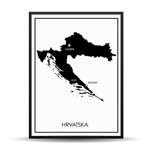 The Map Black HR - (Vaš Grad Na Karti)